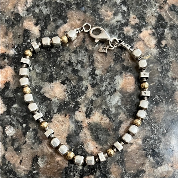 Silpada Silver and Gold Beaded Bracelet - Picture 2 of 3